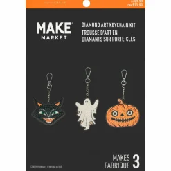 Halloween Icons Diamond Art Keychain Kit by Make Market®