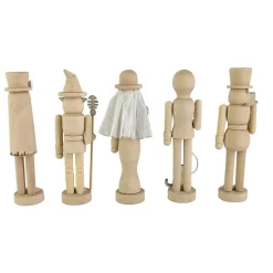 6" Halloween Icons DIY Wood Nutcracker Set by Make Market®