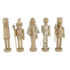 6" Halloween Icons DIY Wood Nutcracker Set by Make Market®
