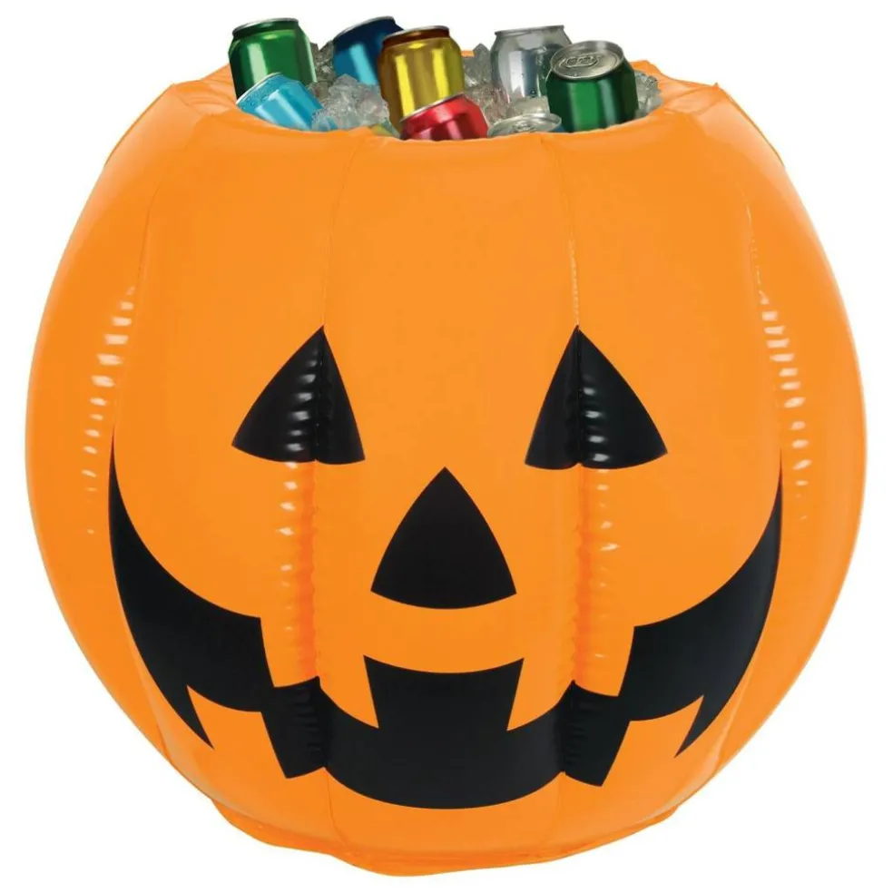 Halloween Inflatable Jack-O-Lantern Cooler