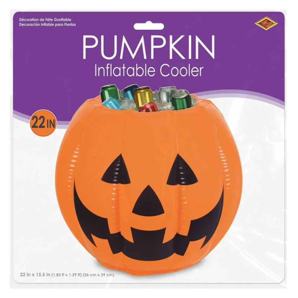 Halloween Inflatable Jack-O-Lantern Cooler