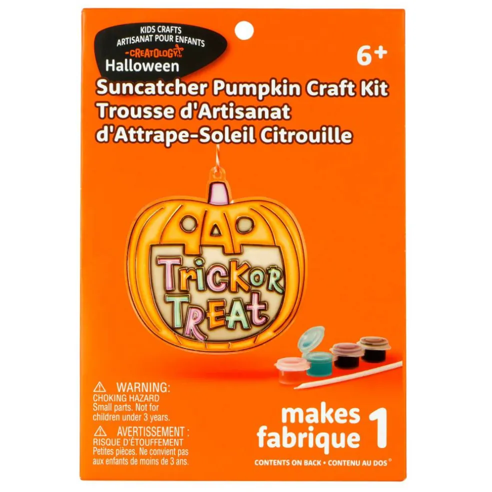 Halloween Jack-O'-Lantern Suncatcher Craft Kit by Creatology™