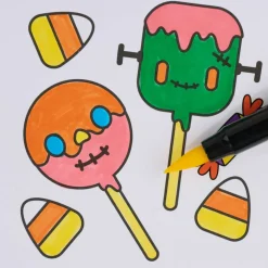 Halloween Mini Coloring Pad by Little Yellow Bicycle®