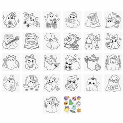 Halloween Mini Coloring Pad by Little Yellow Bicycle®