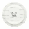 9" Halloween Orange & Black Striped Dinner Plates, 10ct. by Celebrate It™