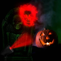 Halloween Projector Lights, Red Skull Projector LED Light, Waterproof Holiday Decoration for Party Yard Garden Outdoor Indoor Landscape Halloween Lights