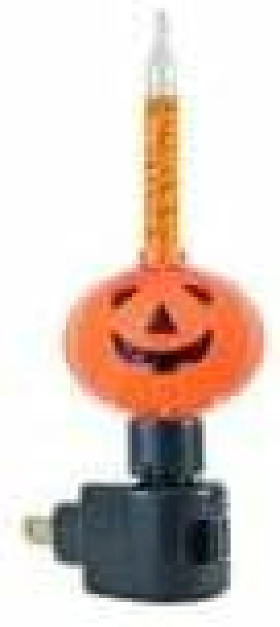 Halloween Pumpkin Bubble Light Night Light – Orange Liquid Rotating Base (5W Incandescent, Plug-In)