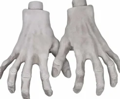 Halloween Skeleton Hands – Realistic Life-Size Zombie Hands, 1 Pair