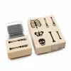 Halloween Skeleton Wood Stamps & Ink Pad Set by Recollections™