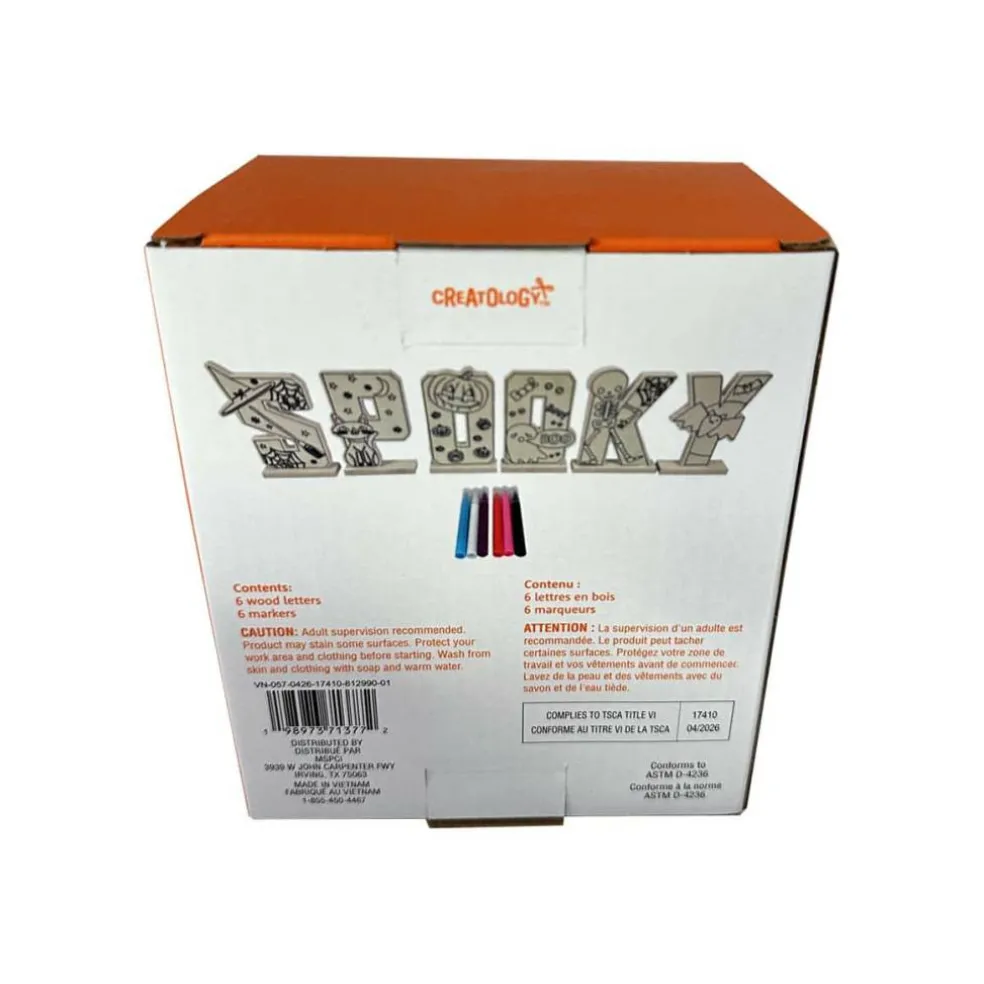 Halloween Spooky Wood Letters Kit by Creatology™