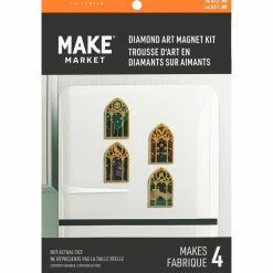 Halloween Stained Glass Window Diamond Art Magnet Kit by Make Market®