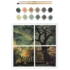 Halloween Tree Paint-by-Number Gallery Mini Kit by Artist's Loft®
