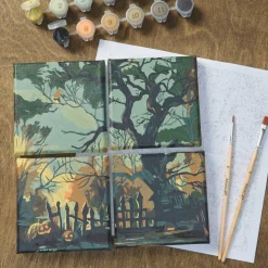 Halloween Tree Paint-by-Number Gallery Mini Kit by Artist's Loft®
