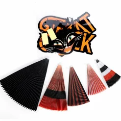 Halloween Trick Treat Paper Fan Kit by Celebrate It™