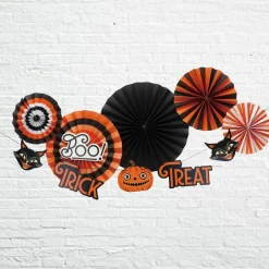 Halloween Trick Treat Paper Fan Kit by Celebrate It™
