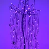 4' Halloween Willow Tree Purple LEDs