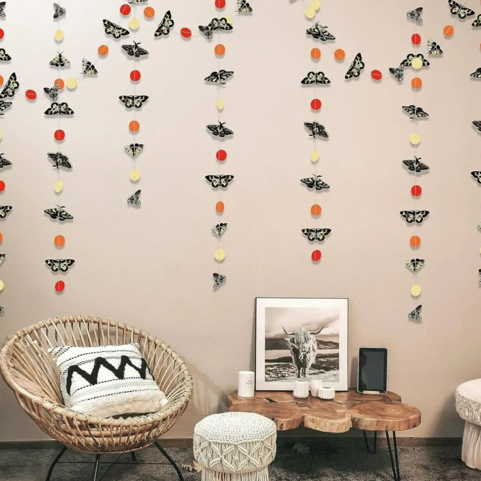 Halloween Witch Summerween Backdrop (Orange, Black, Beige)