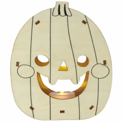 Halloween Wood Jack-O'-Lantern Kit by Creatology™