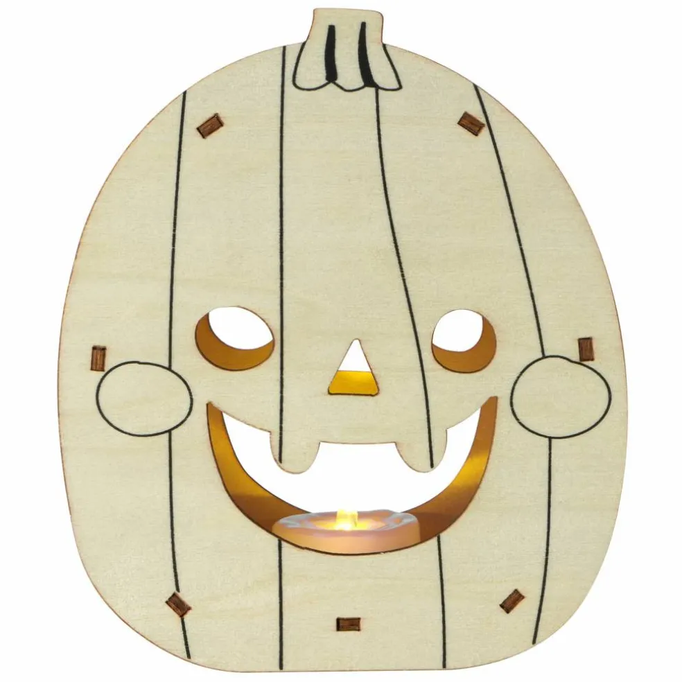 Halloween Wood Jack-O'-Lantern Kit by Creatology™