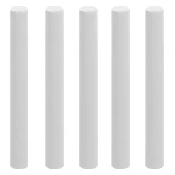 Hampton Art 50pc White Chalk, Dustless & Non-Toxic Chalk for Chalkboards, Classrooms, Kids, Art Projects, Blackboard, Outdoor Sidewalk Drawing & Writing