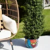 12.5" Handmade Mexican Talavera Ceramic Planter