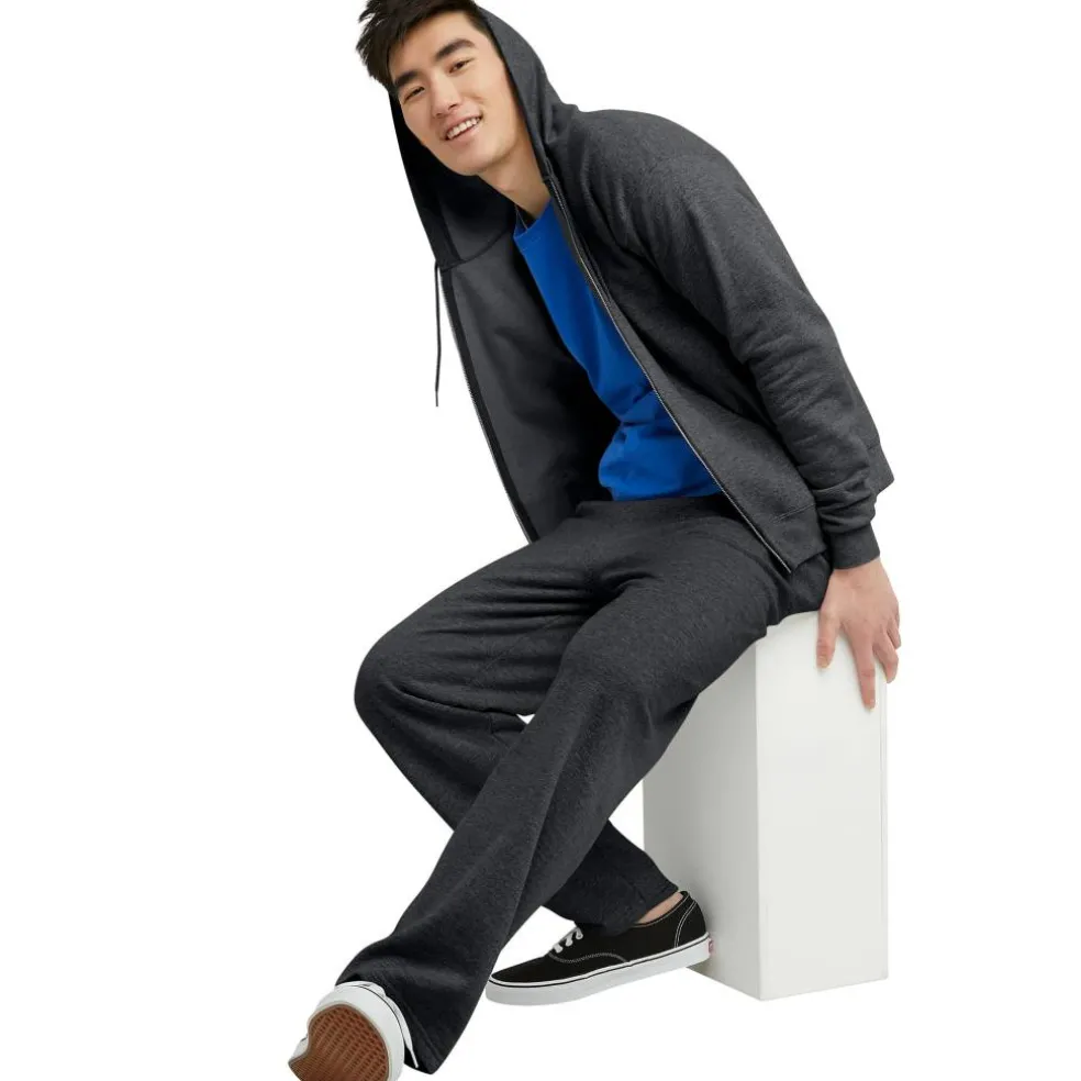 Hanes EcoSmart Fleece Full-Zip Men's Hoodie