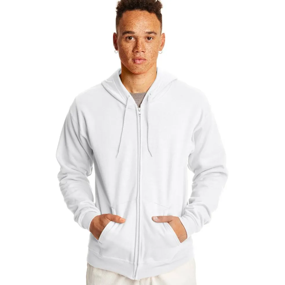 Hanes EcoSmart Fleece Full-Zip Men's Hoodie