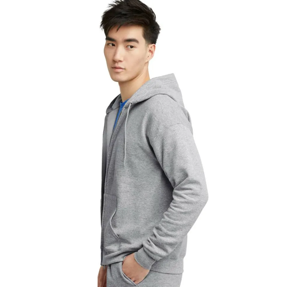 Hanes EcoSmart Fleece Full-Zip Men's Hoodie