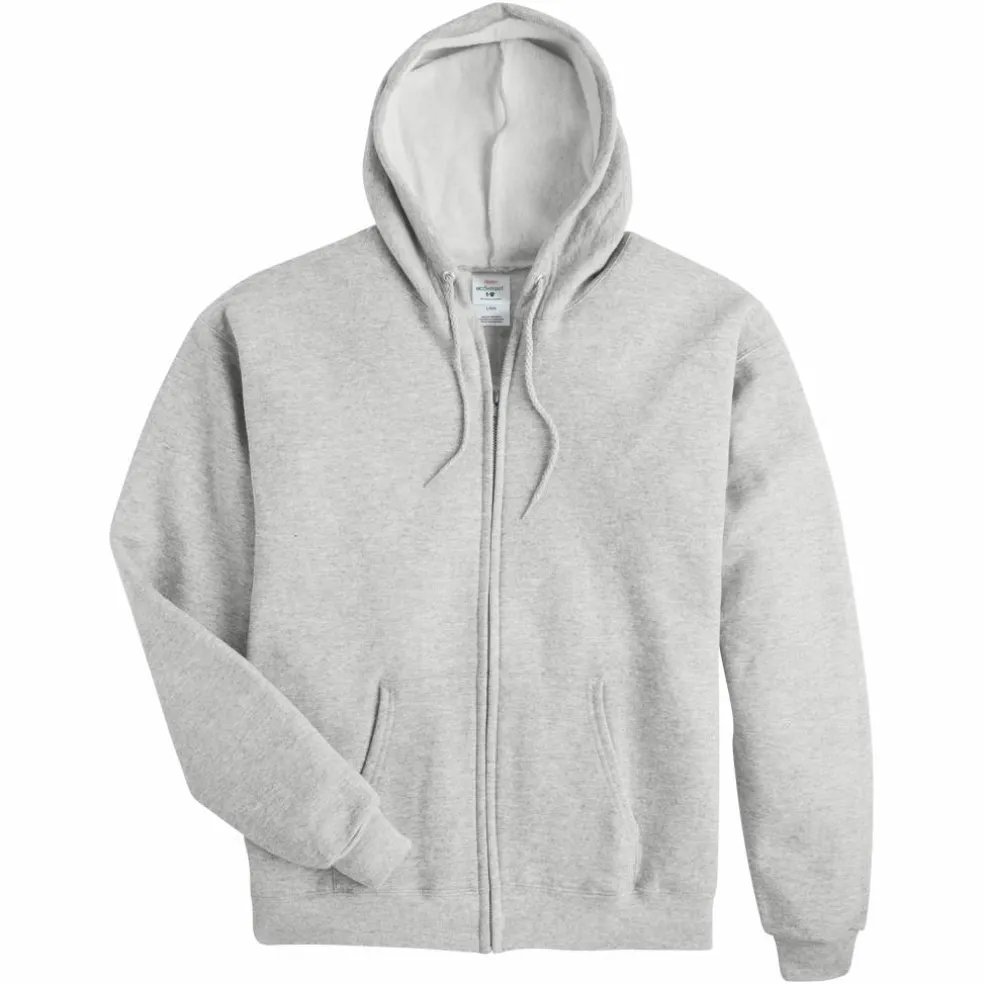 Hanes EcoSmart Fleece Full-Zip Men's Hoodie