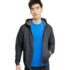 Hanes EcoSmart Fleece Full-Zip Men's Hoodie
