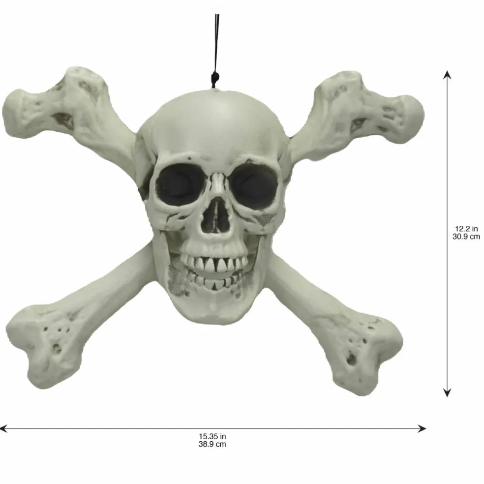 15" Hanging Skull & Crossbones by Ashland®