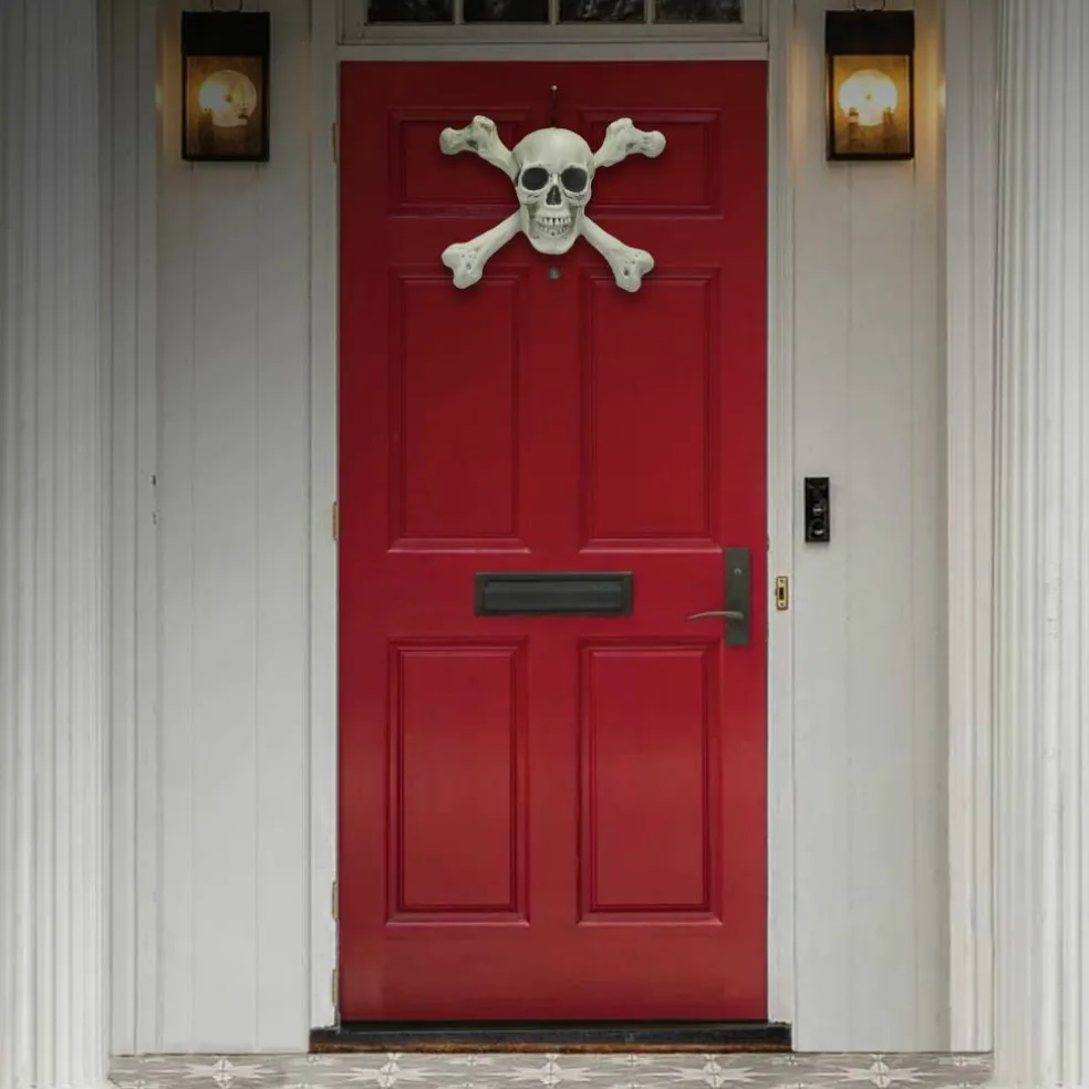 15" Hanging Skull & Crossbones by Ashland®