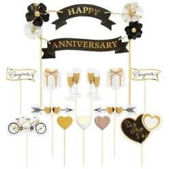 Happy Anniversary Cake Topper Set by Makery®