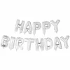Happy Birthday Silver Foil Balloon Banner Kit By Celebrate It™