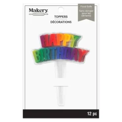 Happy Birthday Treat Toppers by Makery®