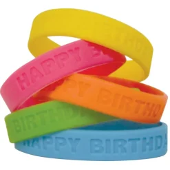 Happy Birthday 2 Wristband Pack, Pack of 10