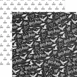 Harry Potter 12" x 12" 14-Sheet Decorative Double Sided Paper Pack for Scrapbooking and Crafts - Icons