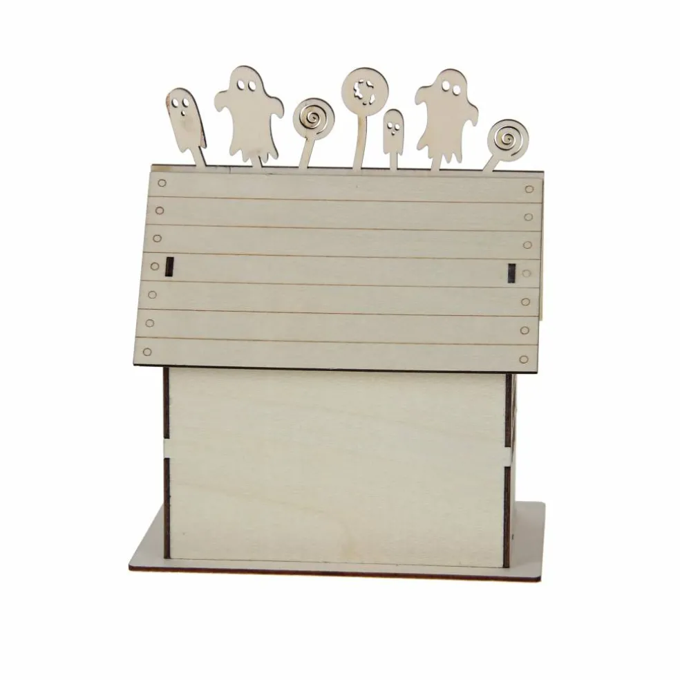7.5" Haunted Candy Shop DIY LED Wood Décor by Make Market®