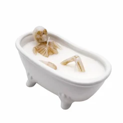 6.75" Haunted Hayride Scented Bathtub Skeleton Candle by Ashland®