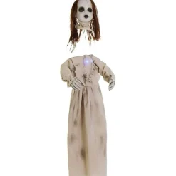 Haunted Hill Farm 3.92-ft Freestanding Musical Lighted Zombie Animatronic Halloween Prop