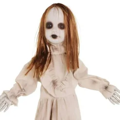 Haunted Hill Farm 3.92-ft Freestanding Musical Lighted Zombie Animatronic Halloween Prop