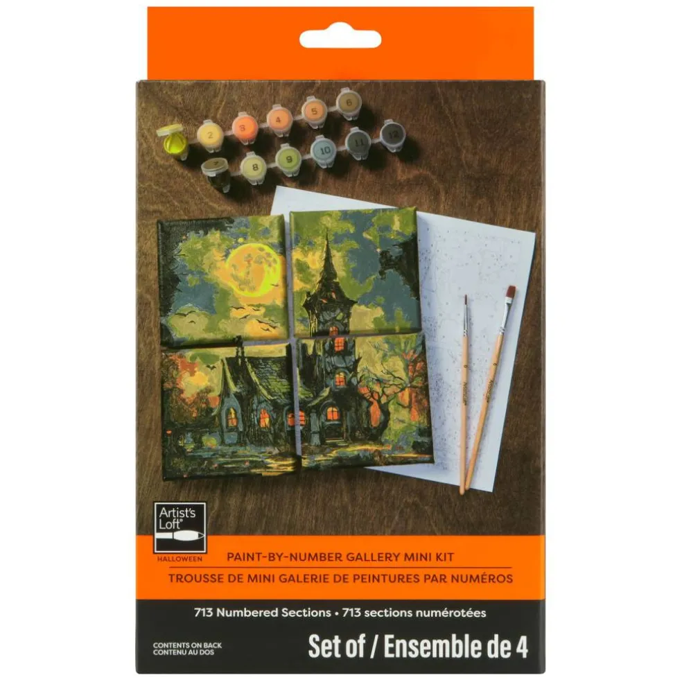 Haunted House Paint-by-Number Gallery Mini Kit by Artist's Loft®