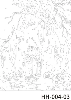 Haunted Houses Paint Marker-by-Number Kit by Artist's Loft®