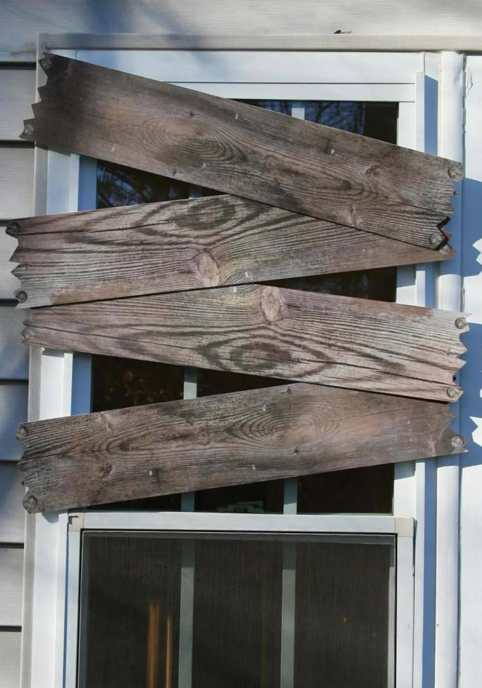 Haunted Window Boards Decoration