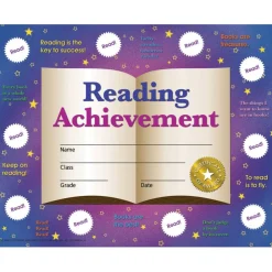 Hayes® Reading Achievement Certificates and Reward Seals, 3 Packs of 30