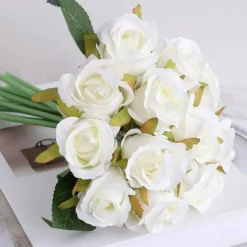 12 Head Silk Rose Flowers