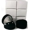 Heart Earring Gift Box Black Flocked Showcase Display