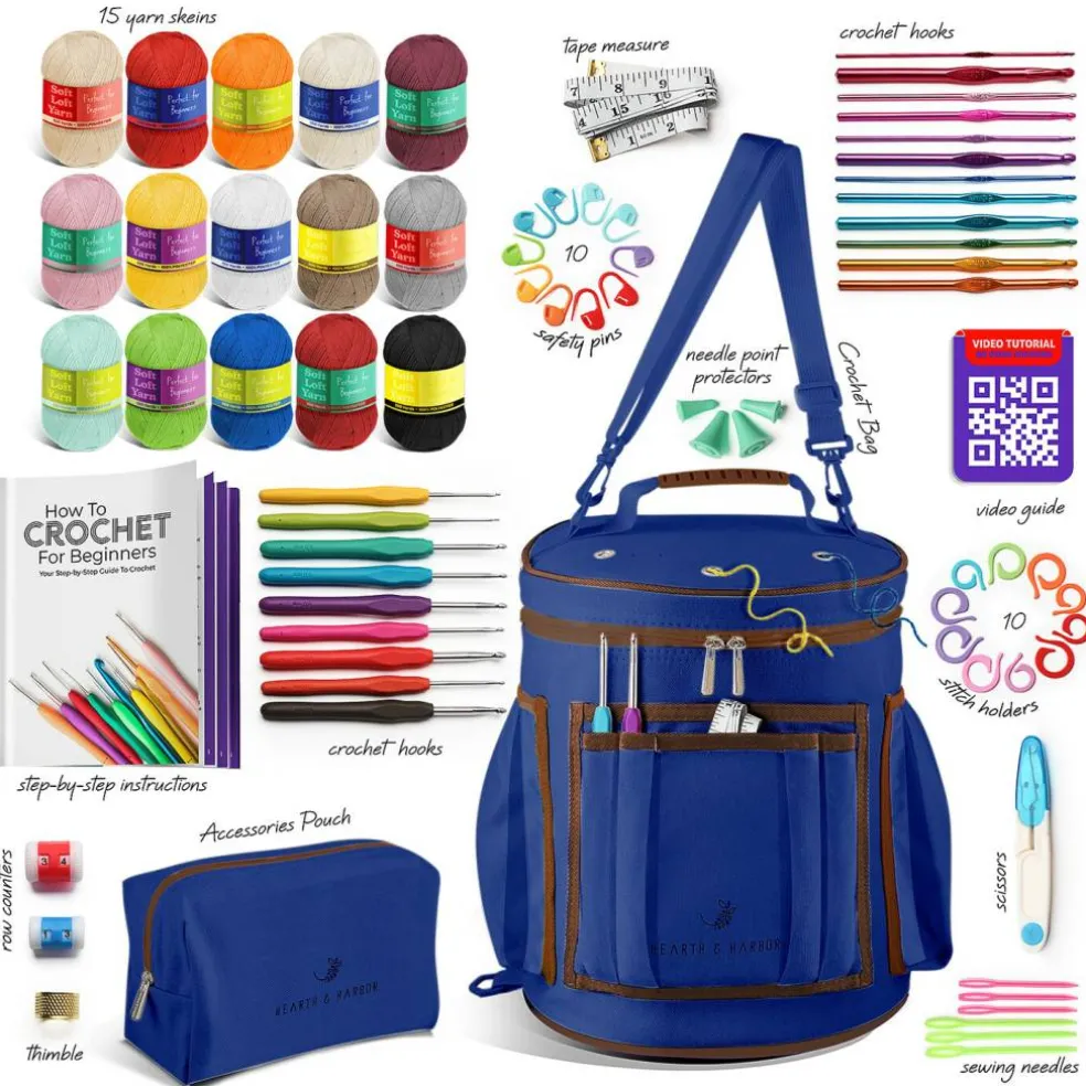 Hearth & Harbor Crochet Bag Organizer Kit