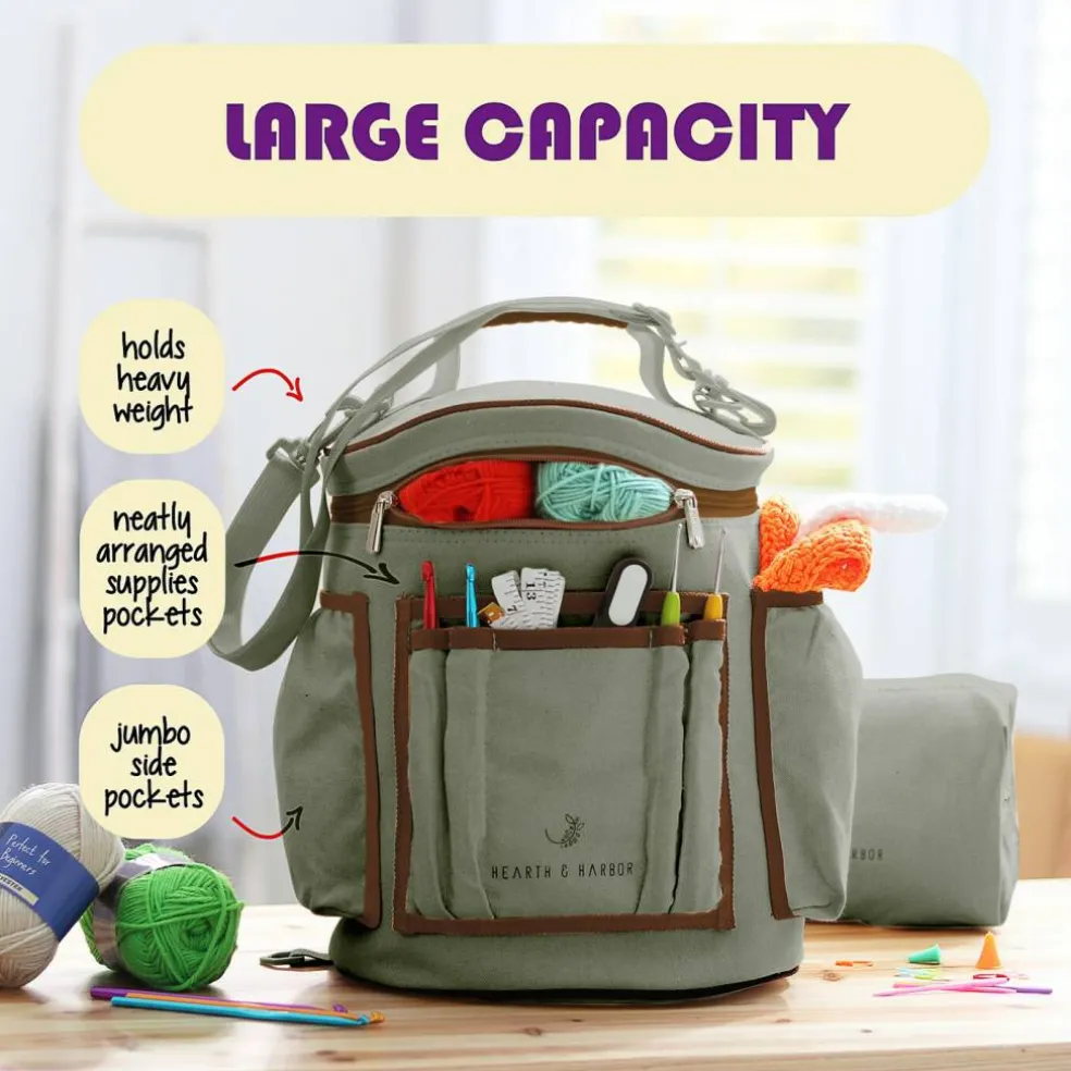 Hearth & Harbor Crochet Bag Organizer Kit