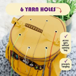 Hearth & Harbor Crochet Bag Organizer